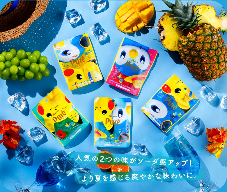 ピュレグミ ポケモン 22年夏はピカチュウ ポッチャマで新作登場 お菓子と わたし
