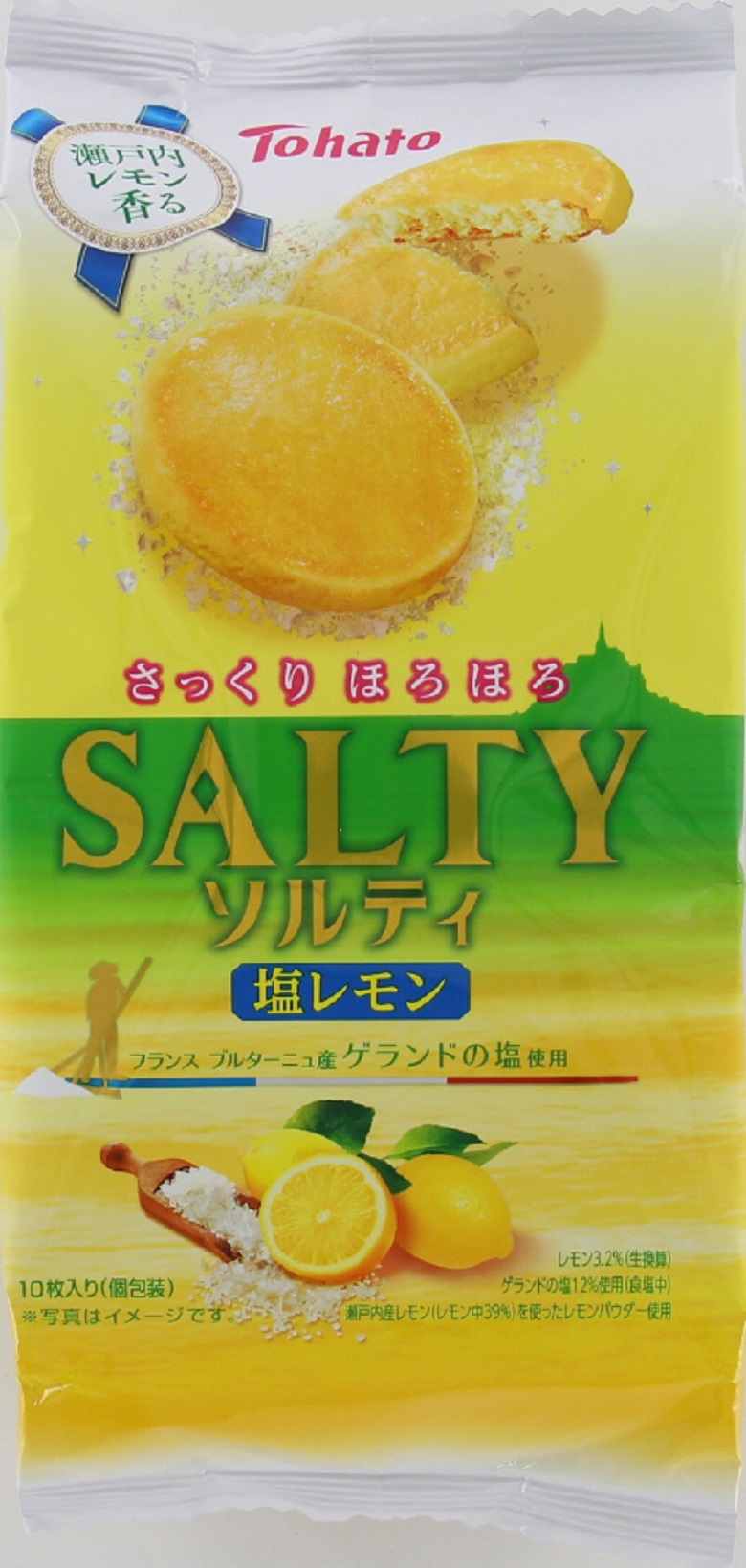 ENTRY NO.04　㈱東ハト／10枚ソルティ塩レモン