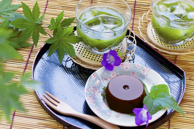 水羊羹でおもてなし