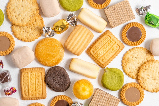 お菓子(クッキー・チョコ)がいっぱい