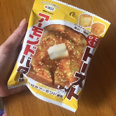 ひとくちトースト アーモンドバター味