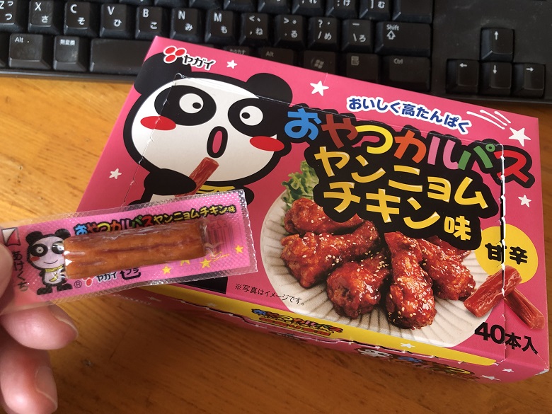 おやつカルパス ヤンニョムチキン味 甘辛