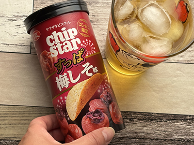 チップスター すっぱ梅しそ味