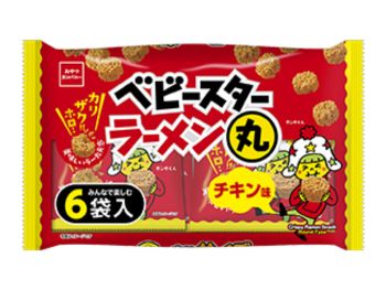 おやつカンパニー|ベビースターラーメン丸(チキン味)6袋入