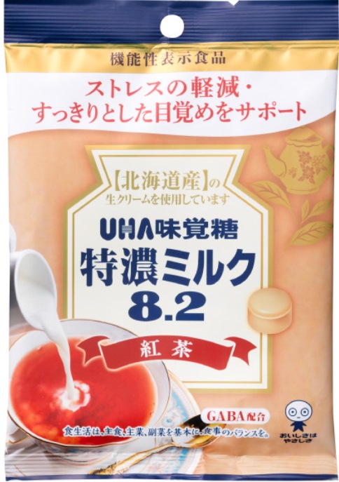 UHA味覚糖　機能性表示食品特濃ミルク8.2 紅茶