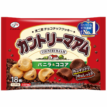 不二家｜カントリーマアム（バニラ＆ココア）