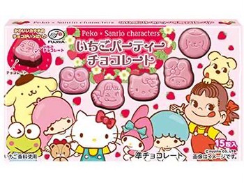 不二家｜サンリオいちごパーティーチョコレート