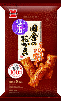 岩塚製菓｜田舎のおかき 醤油味