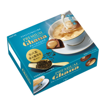 ロッテ｜プレミアムガーナ クレームショコラ ロイヤルミルクティー