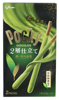 江崎グリコ　ポッキー２層仕立て＜濃い渋み抹茶＞