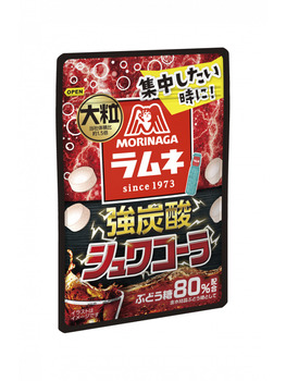 森永製菓｜大粒ラムネ 強炭酸シュワコーラ