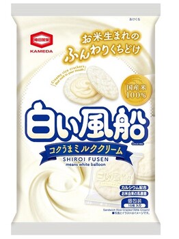 亀田製菓｜白い風船 コクうまミルククリーム
