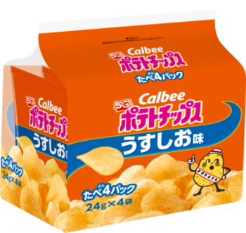 カルビー|ポテトチップス うすしお味 たべよんパック