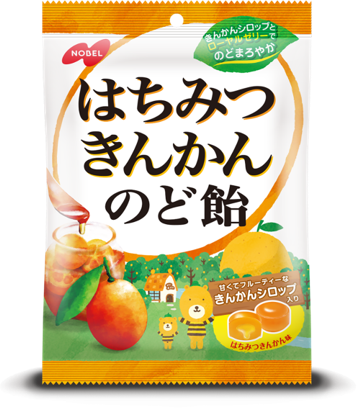【ノーベル】はちみつきんかんのど飴