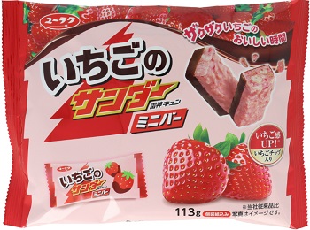 有楽製菓 いちごのサンダーミニバー