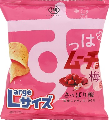 湖池屋　すっぱムーチョチップス さっぱり梅 Largeサイズ