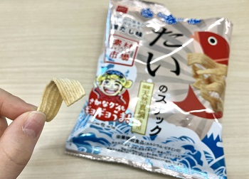 おやつカンパニー　素材市場たいのスナックを実食