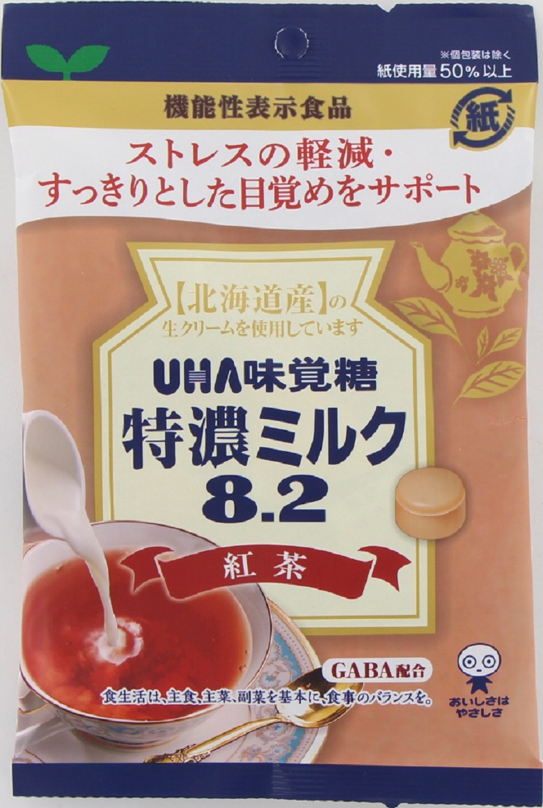 ＵＨＡ味覚糖　機能性表示食品　特濃ミルク８．２紅茶