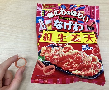 東ハト　なげわ 紅生姜天味を実食