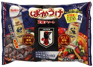 栗山米菓　ばかうけサッカー日本代表ver.