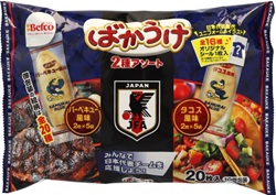 栗山米菓　ばかうけサッカー日本代表ver.