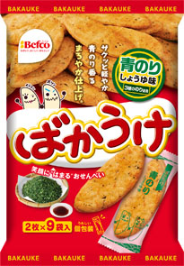 栗山米菓 ばかうけ 青のりしょうゆ味