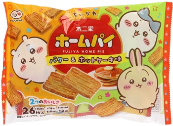 不二家　アニメちいかわホームパイ（バター＆ホットケーキ味）