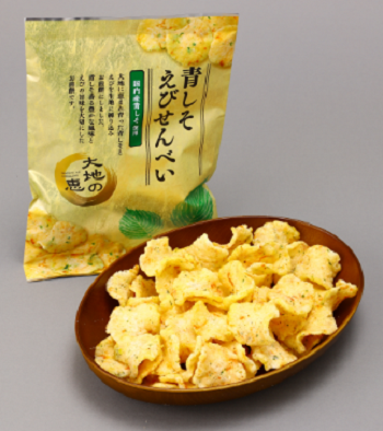 ケダヤ製菓の私のご褒美　青しそえびせんべい