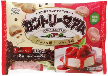 カントリーマアム（バニラ＆苺チーズケーキ味）