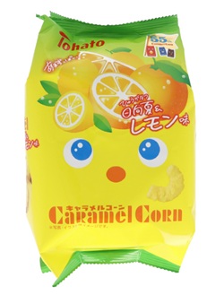 東ハト キャラメルコーン 日向夏&レモン味