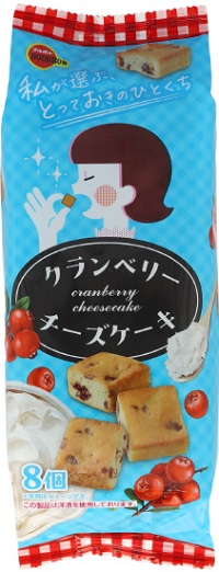 ブルボン　クランベリーチーズケーキ