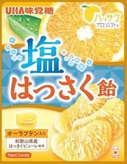UHA味覚糖 コンパクトキャンディ塩はっさく飴