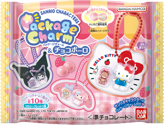 サンリオキャラクターズ_パッケージチャーム＆チョコボーロ