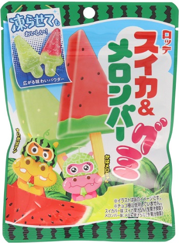 ロッテ　スイカ＆メロンバーグミ