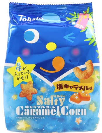 東ハト　ソルティキャラメルコーン（七夕）