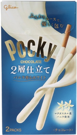 江崎グリコ　ポッキー2層仕立て＜バニラ香るホワイト＞