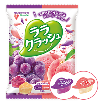 マンナンライフ｜蒟蒻畑 ララクラッシュ（小袋パウチ）もも