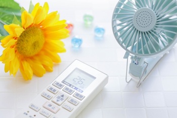 リモコンと扇風機