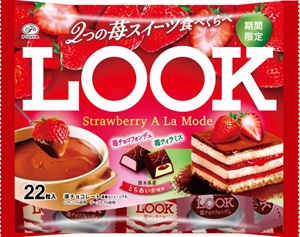 不二家　ルック（ストロベリー・ア・ラ・モード）ファミリーパック