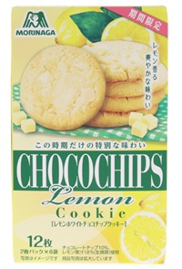 森永製菓 レモンホワイトチョコチップクッキー