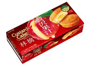 カスタードケーキ＜贅沢果汁林檎＞