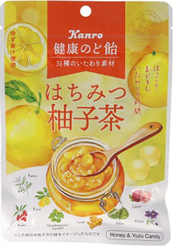 カンロ 健康のど飴はちみつ柚子茶