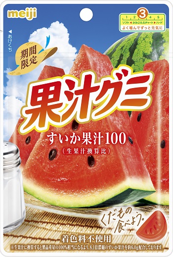 明治　果汁グミすいか