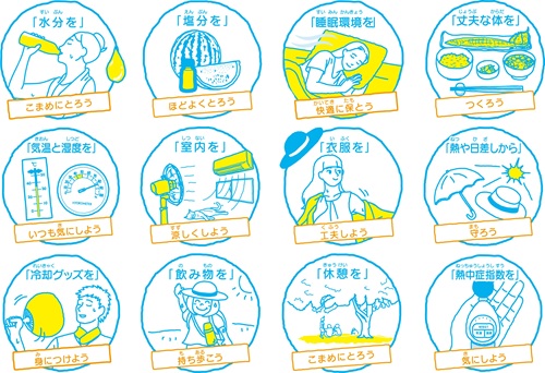 熱中症対策一覧