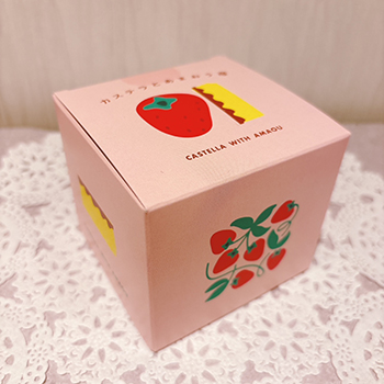 カステラとあまおう苺