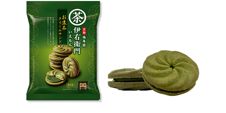 伊右衛門　お濃茶クリームサンド